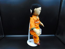 CHINESE ORANGE CLOTH SIDE